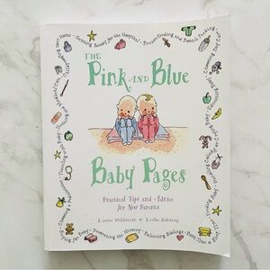 🎁 EUC Pink and Blue Baby Pages Book For Expecting Parents